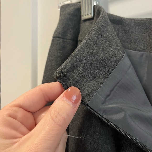 Talbots Gray Pencil Skirt Knee-Length Work - Picture 5 of 6
